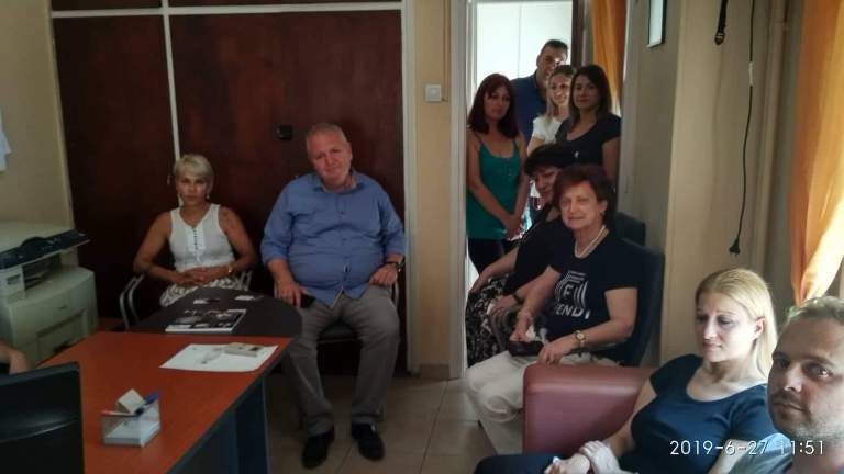 Με το Σωματείο Κινητικά Αναπήρων Μαγνησίας "Ιππόκαμπος" συναντήθηκε ο Ν. Χαυτούρας