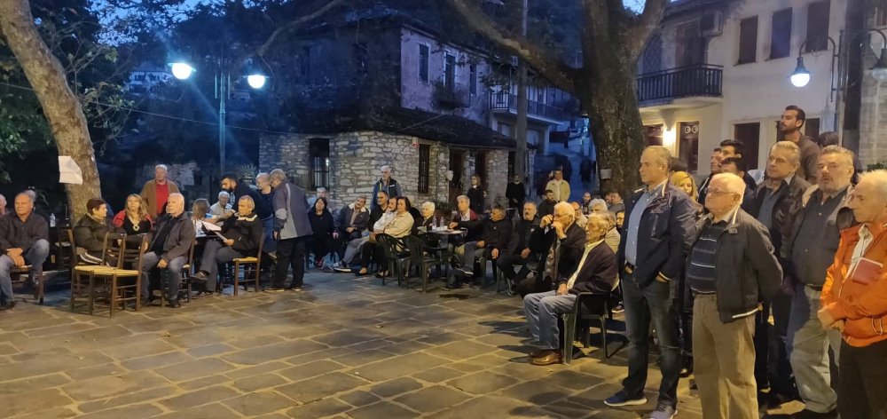 Στη συνέλευση των κατοίκων του Κεραμιδίου ο Α. Μεϊκόπουλος