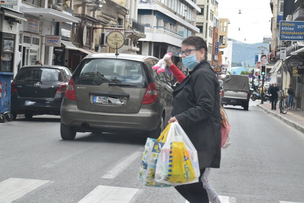 Βόλος - Πρώτη μέρα άρσης περιορισμού κυκλοφορίας