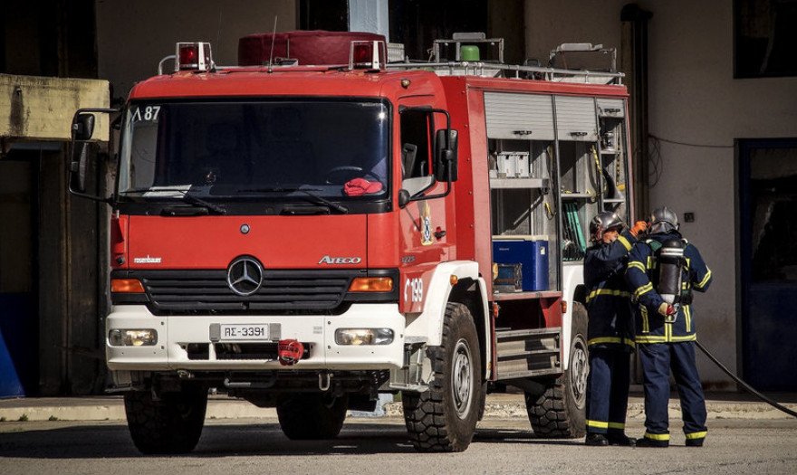 Μικρής έκτασης φωτιά σε αεροσυμπιεστή στη Χαλυβουργία