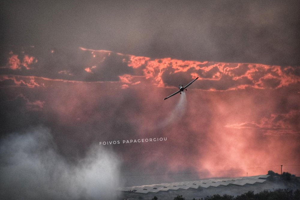 Μεγάλη πυρκαγιά βρέθηκε κοντά στα όρια του Δήμου 