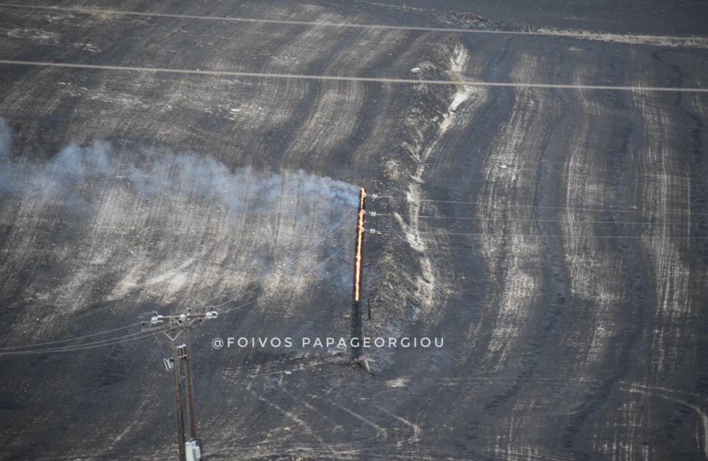 Μεγάλη πυρκαγιά βρέθηκε κοντά στα όρια του Δήμου 