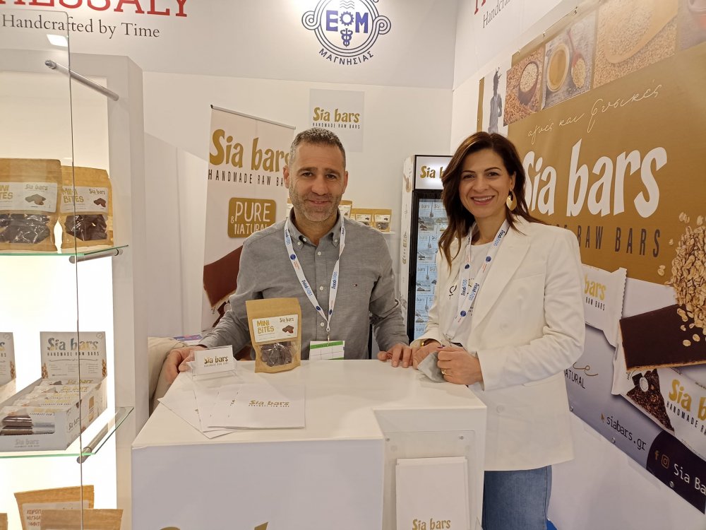 H Sia Bars από το Βελεστίνο στην Food Expo 2022!