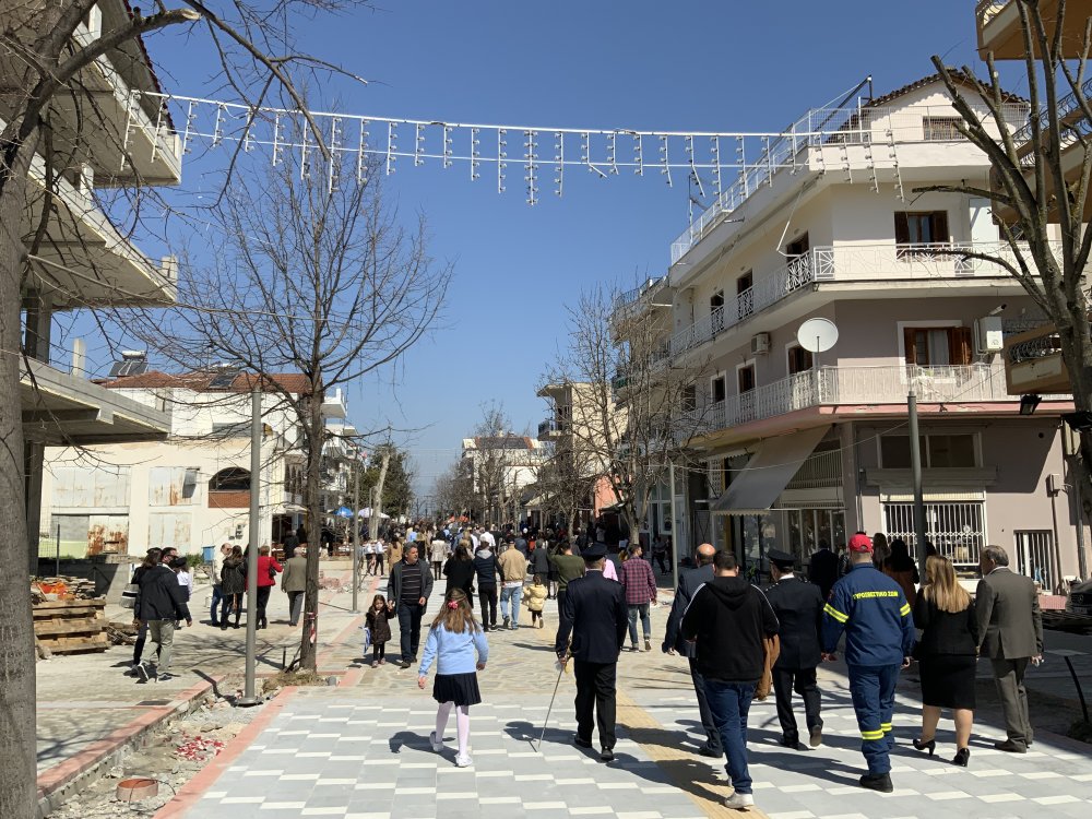 "Πρεμιέρα" για το νέο πεζόδρομο