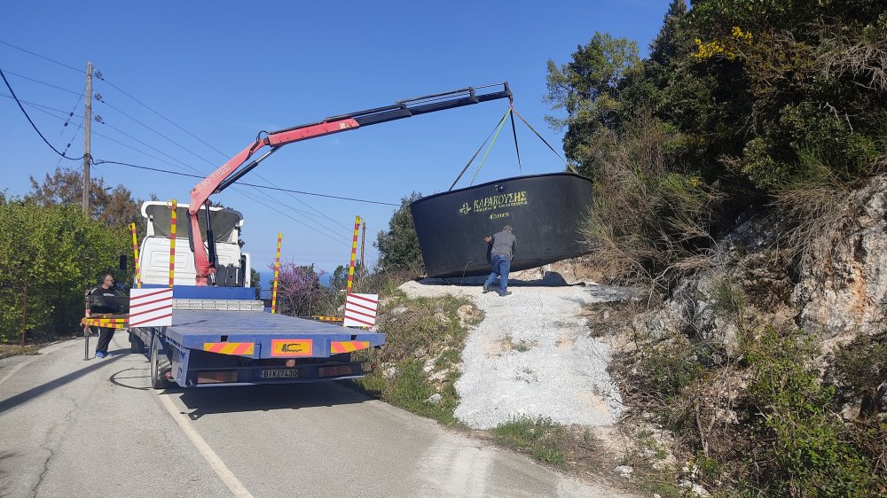 Τοποθέτηση δεξαμενών σε Κανάλια - Κεραμίδι - Βένετο ενόψει αντιπυρικής περιόδου