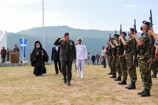 Στο Οχυρό Ρούπελ για την Αναπαράσταση της "Μάχης των Οχυρών" ο Δ. Νασίκας