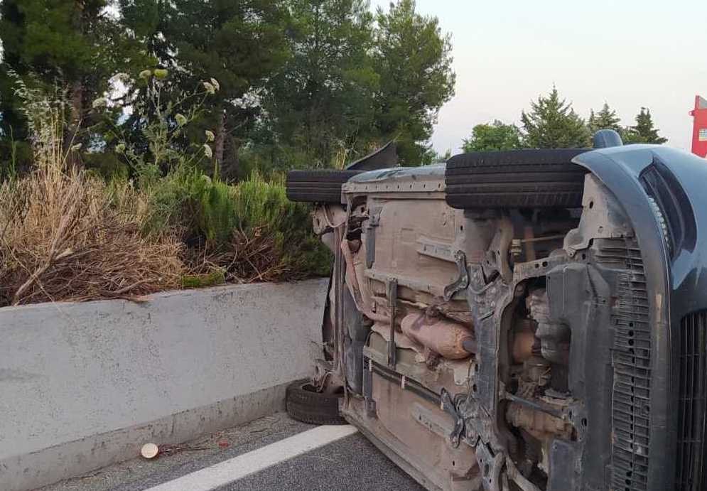 Τροχαίο με υλικές ζημιές στην Εθνική Οδό