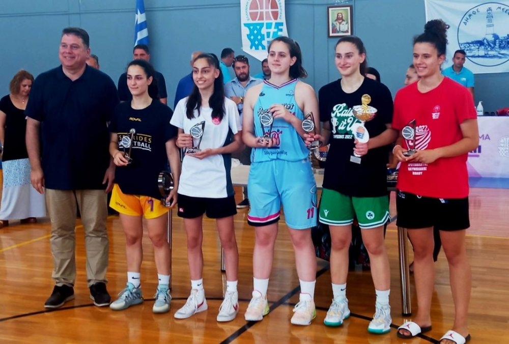 Στην καλύτερη πεντάδα του Πρωταθλήματος Νεανίδων Μπάσκετ η Σιουμουρέκη