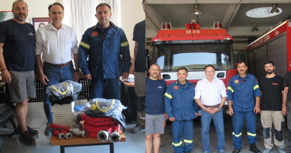 Συνάντηση με τον Διοικητή της Πυροσβεστικής της Β ΒΙ.ΠΕ.