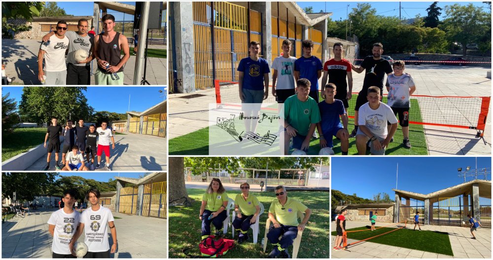 Εικόνες από την 1η μέρα του Τουρνουά Foot Tennis στο Βελεστίνο!