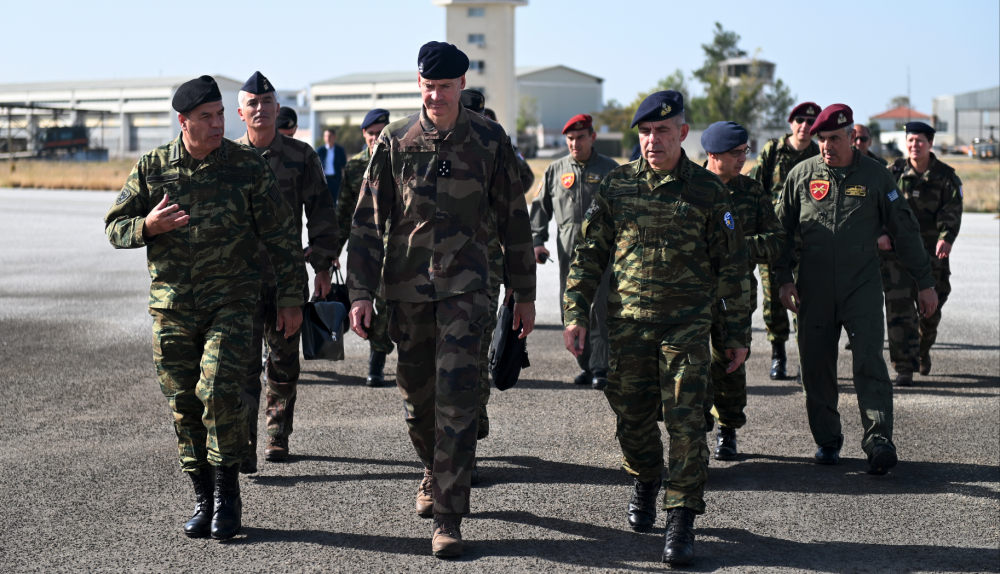 Σε Βόλο και Στεφανοβίκειο ο Αρχηγός Χερσαίων Δυνάμεων της Γαλλίας