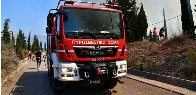 Χλόη: Επέμβαση της πυροσβεστικής για φωτιά σε σπίτι