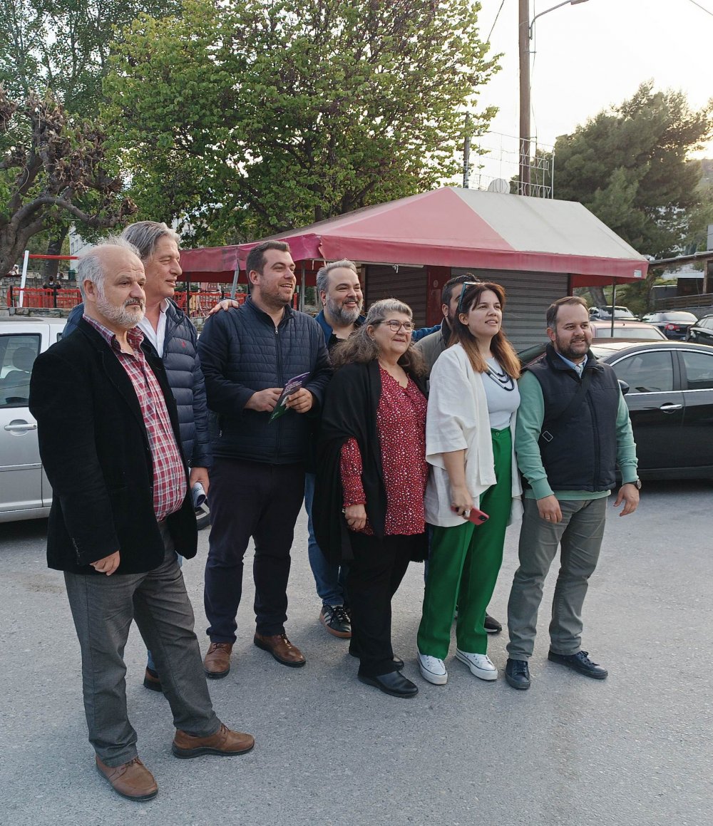 Κλιμάκιο ΠΑΣΟΚ - Κινήματος Αλλαγής Μαγνησίας σε Αισωνία και Νέα Αγχίαλο