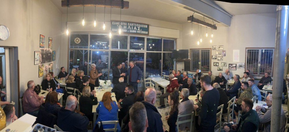 Χρ. Μπουκώρος: "Μαζική και εγκάρδια υποδοχή στα Άνω και Κάτω Λεχώνια"