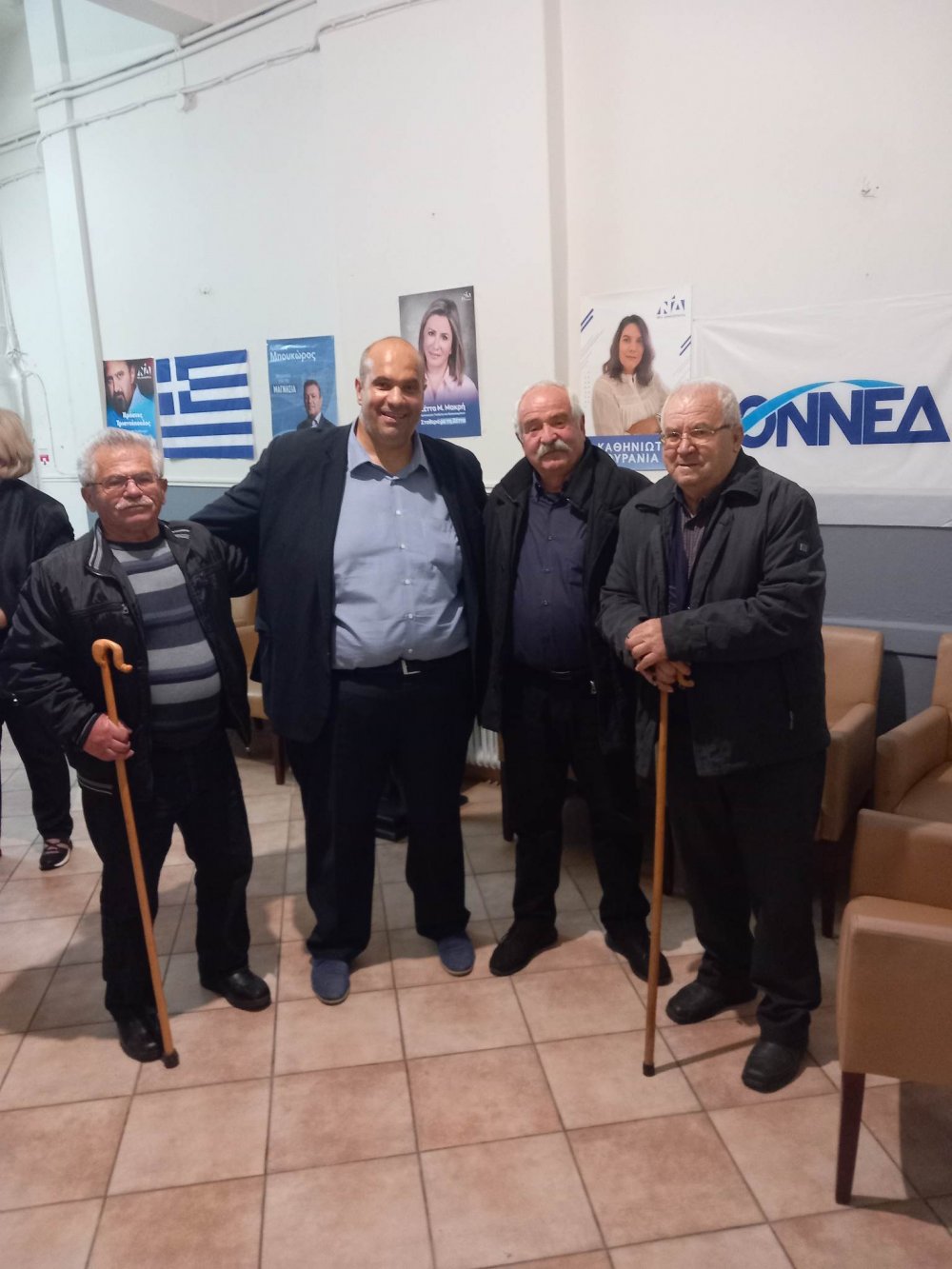 Εικόνες από την περιοδεία του Γιάννη Γιάτσιου σε Βελεστίνο, Ελασσόνα και Τύρναβο