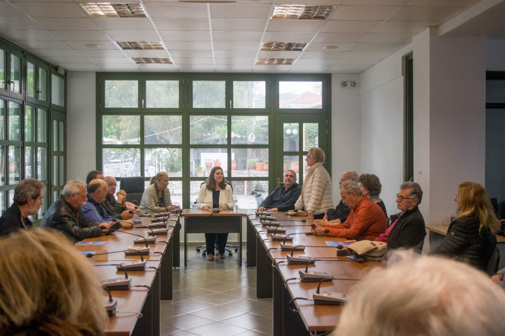 Προεκλογική ομιλία της Ουρανίας Καθηνιώτη στην Σκόπελο