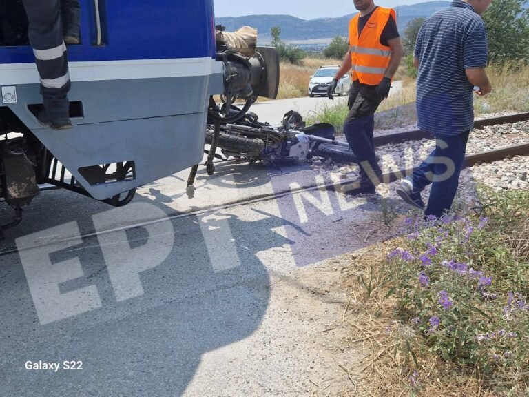 Τρένο παρέσυρε και διαμέλισε δικυκλιστή στα Μελισσιάτικα 