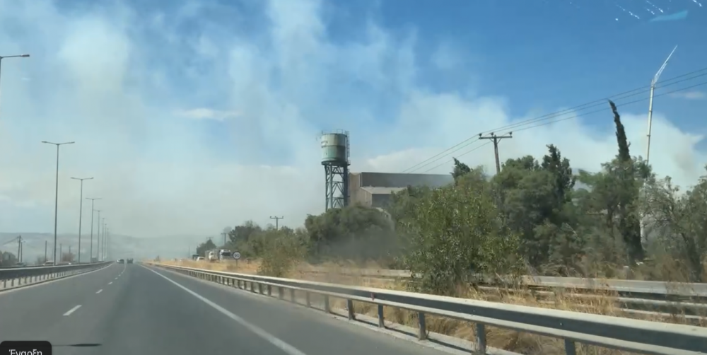 Φωτιά στις εγκαταστάσεις της Χαλυβουργίας Βελεστίνου