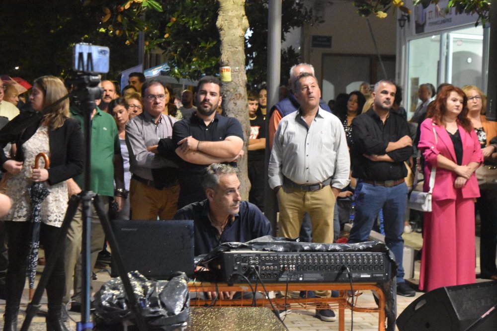Εικόνες από την ομιλία του Δημήτρη Νασίκα
