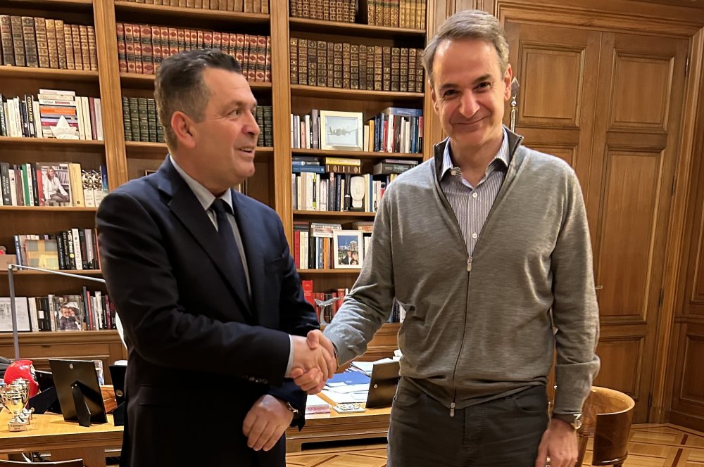 Συνάντηση με τον πρωθυπουργό πραγματοποίησε ο Χρήστος Μπουκώρος