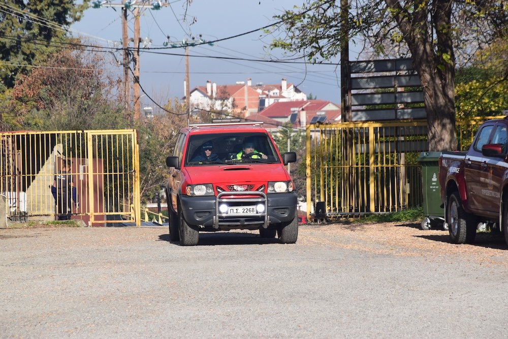 Εικόνες από την άσκηση σεισμού στο ΓΕΛ Βελεστίνου