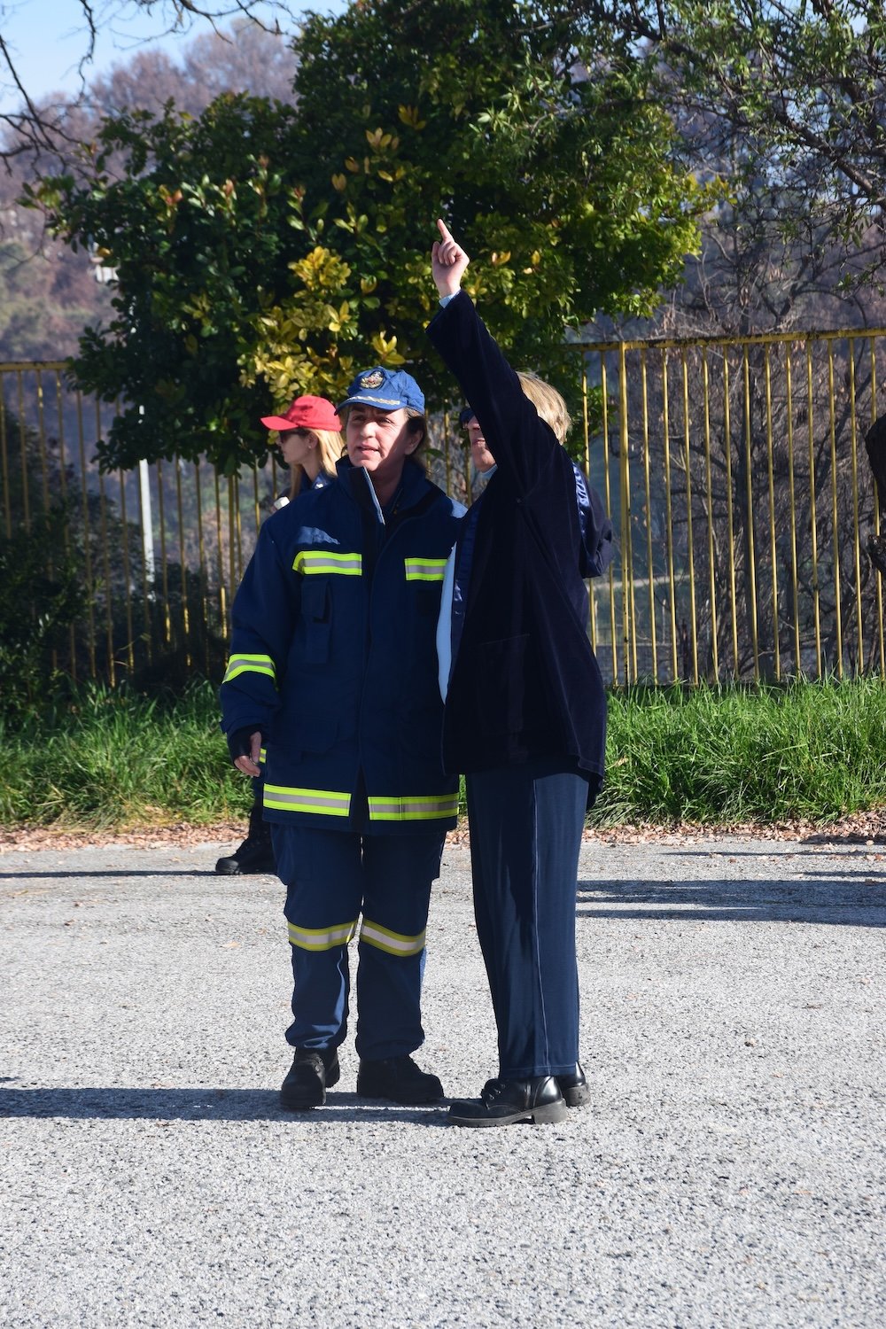 Εικόνες από την άσκηση σεισμού στο ΓΕΛ Βελεστίνου