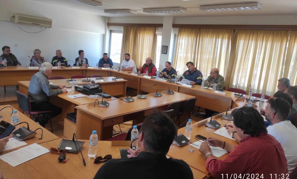 Συνεδρίασε το Συντονιστικό Όργανο Πολιτικής Προστασίας ενόψει αντιπυρικής περιόδου