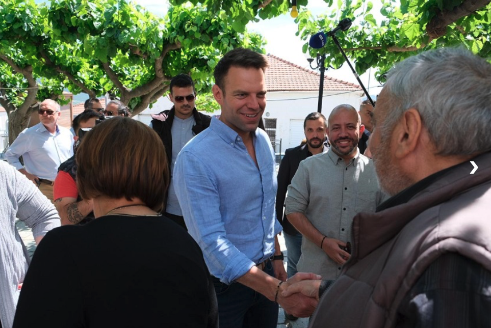 Εικόνες από την επίσκεψη του Στέφανου Κασσελάκη σε Κάρλα, Κανάλια και Δράκεια