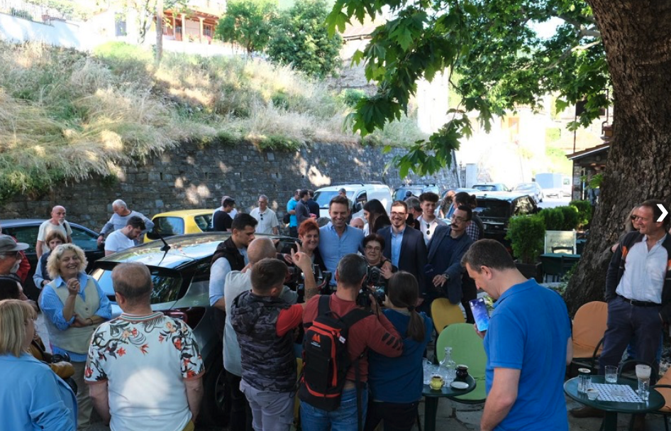 Εικόνες από την επίσκεψη του Στέφανου Κασσελάκη σε Κάρλα, Κανάλια και Δράκεια