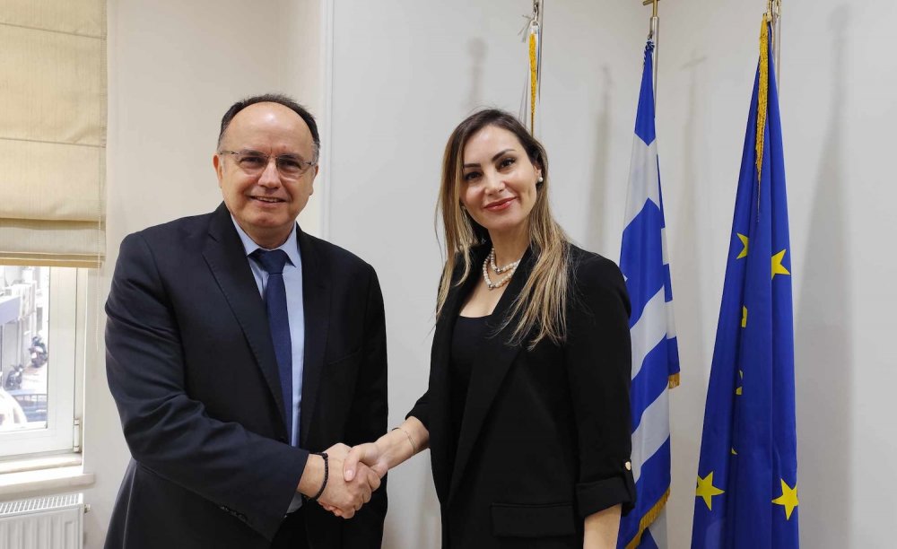 Συναντήθηκε με την Εμπορική Ακόλουθο της Τουρκίας ο Αριστοτέλης Μπασδάνης