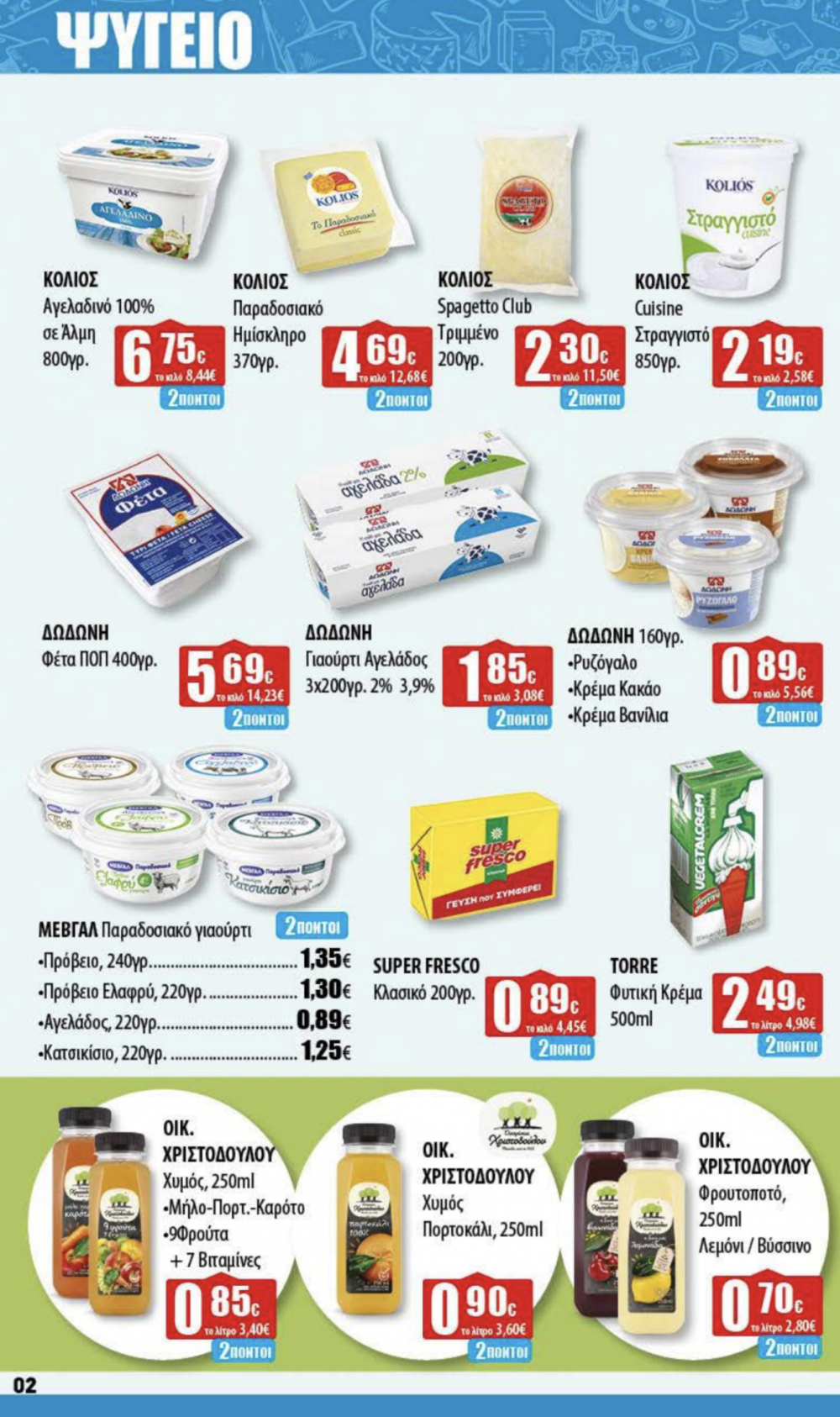 Νέο Φυλλάδιο Προσφορών στα Ελληνικά Μάρκετ Μακρυνάσιου