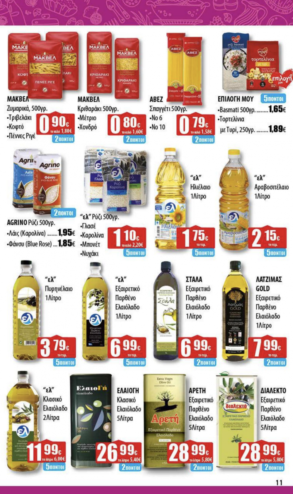 Νέο Φυλλάδιο Προσφορών στα Ελληνικά Μάρκετ Μακρυνάσιου