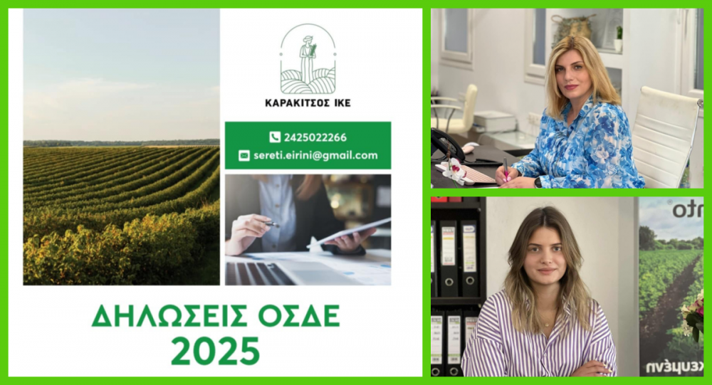 Υποβολή δηλώσεων ΟΣΔΕ 2025!