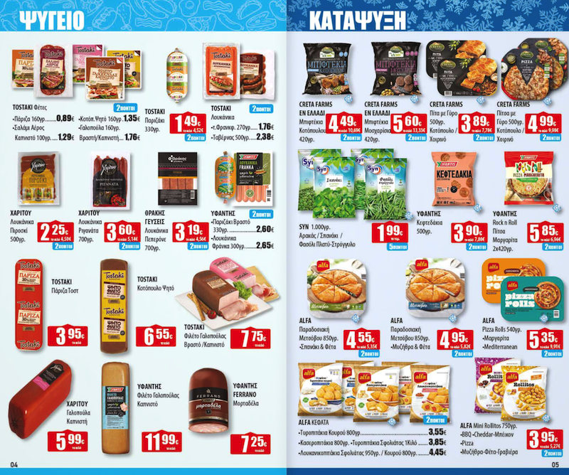 Νέες Προσφορές από Δευτέρα στα Ελληνικά Μάρκετ Μακρυνάσιου