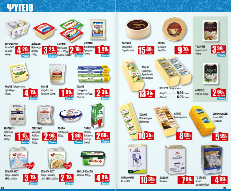 Νέες Προσφορές από Δευτέρα στα Ελληνικά Μάρκετ Μακρυνάσιου