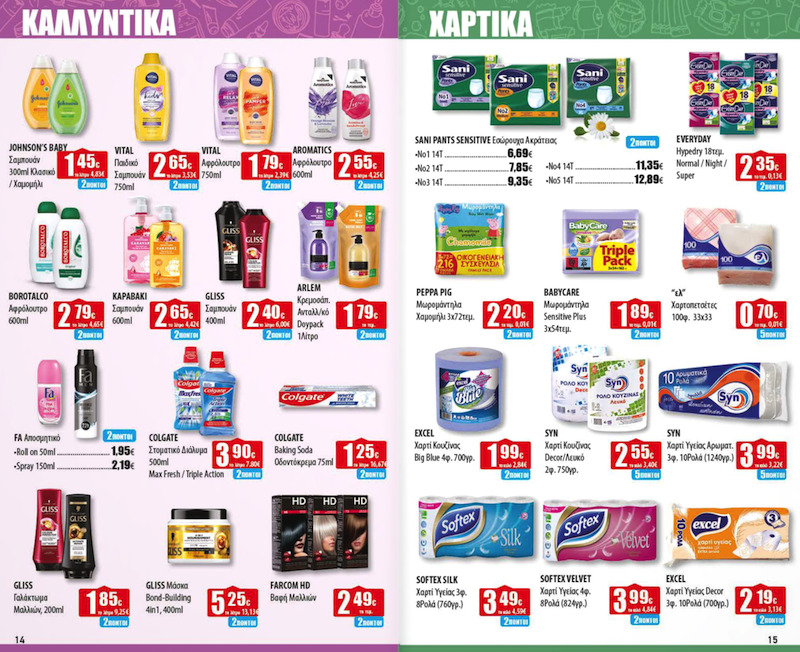 Νέες Προσφορές από Δευτέρα στα Ελληνικά Μάρκετ Μακρυνάσιου