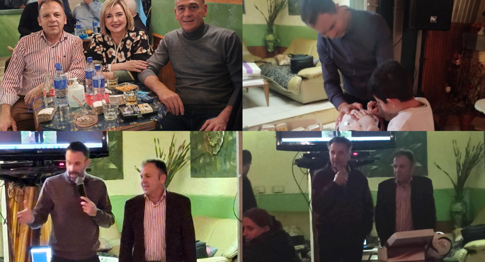 Σε ζεστό κλίμα η κοπή πίτας στην Ακαδημία του Απόλλωνα Καναλίων 