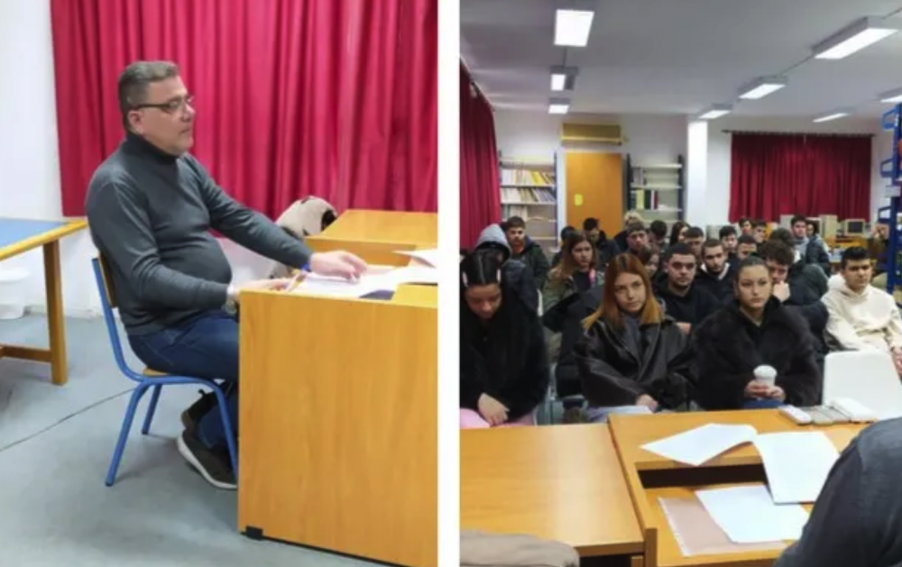 Βιωματική δράση επαγγελματικού προσανατολισμού με τον Ι. Τέα    