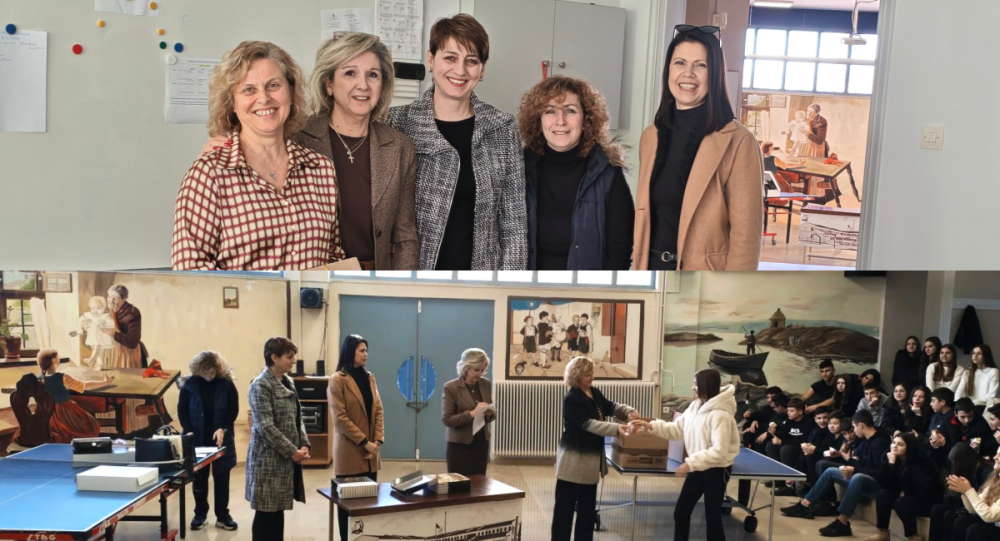 Εορτασμός των Τριών Ιεραρχών και Κοπή Βασιλόπιτας στο Γυμνάσιο Στεφανοβικείου