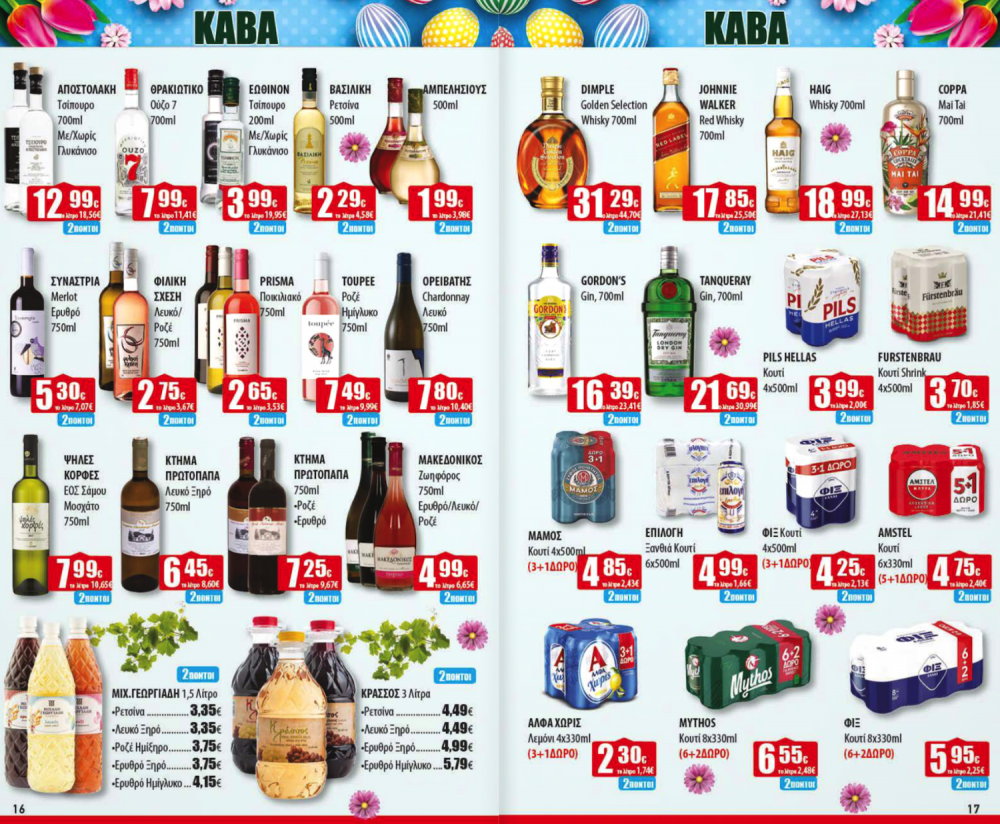 Πασχαλινό Φυλλάδιο Προσφορών στα Ελληνικά Μάρκετ Μακρυνάσιου!