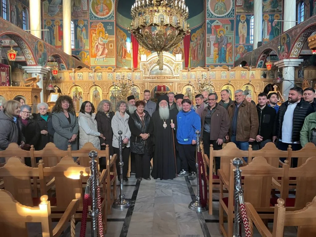 Επίσκεψη Ιγνατίου στον Ιερό Ναό Αγίων Κωνσταντίνου και Ελένης Βελεστίνου  