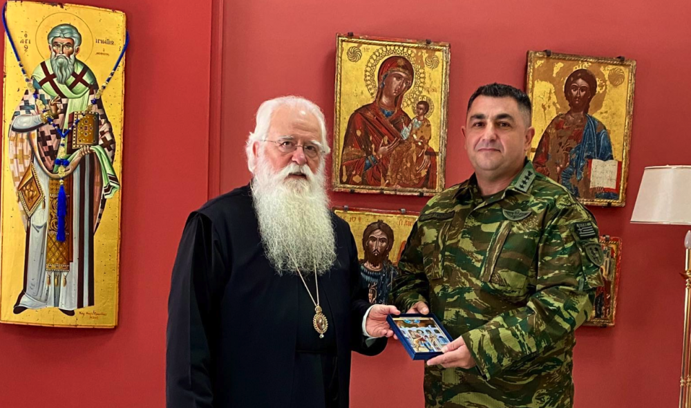 Στον Μητροπολίτη Δημητριάδος ο Νέος Διοικητής του 304 ΠΕΒ