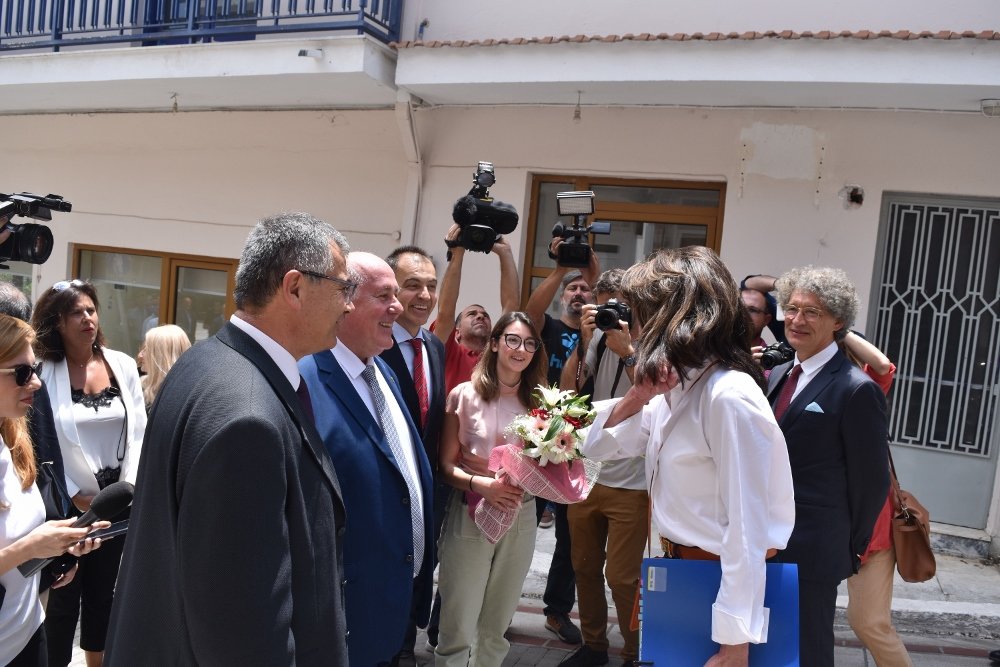 Η επίσκεψη της Γιάννας Αγγελοπούλου - Δασκαλάκη στο Βελεστίνο