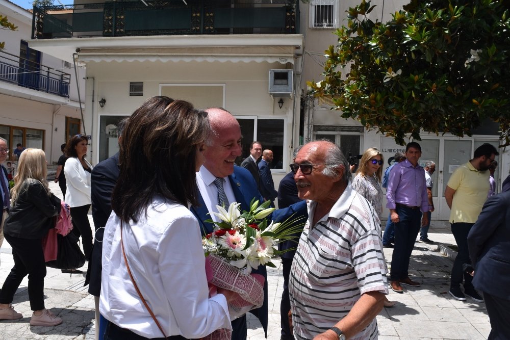 Η επίσκεψη της Γιάννας Αγγελοπούλου - Δασκαλάκη στο Βελεστίνο