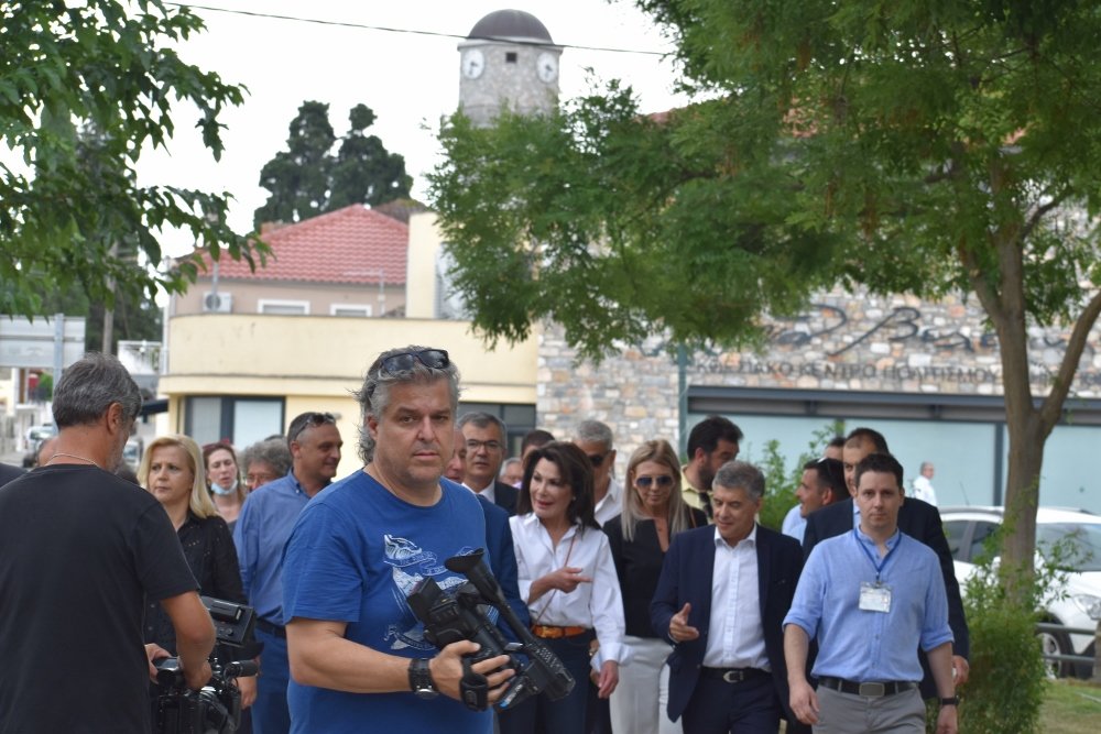 Η επίσκεψη της Γιάννας Αγγελοπούλου - Δασκαλάκη στο Βελεστίνο