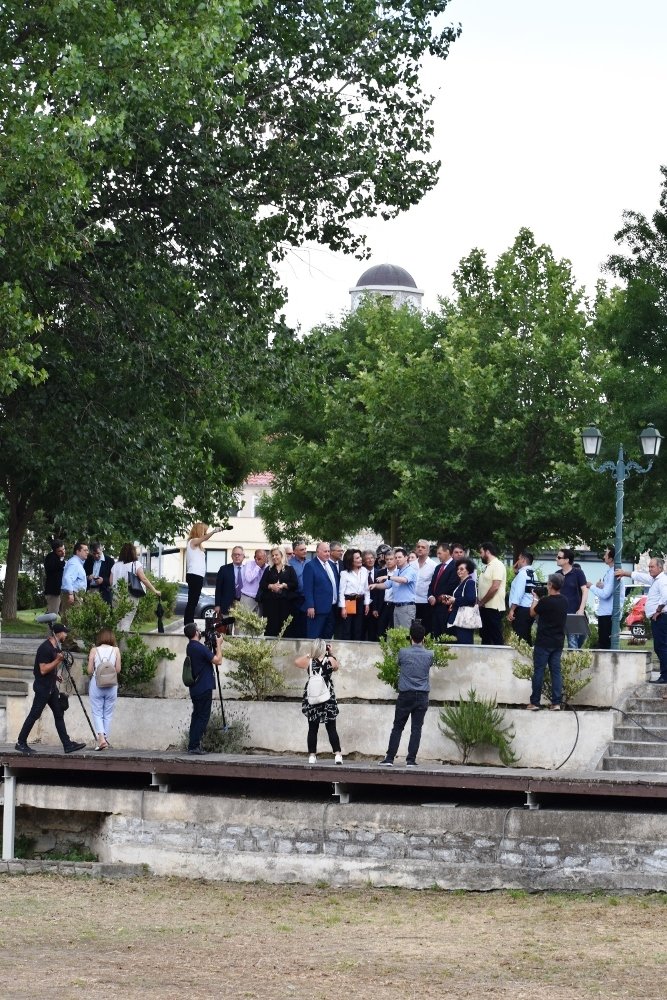 Η επίσκεψη της Γιάννας Αγγελοπούλου - Δασκαλάκη στο Βελεστίνο