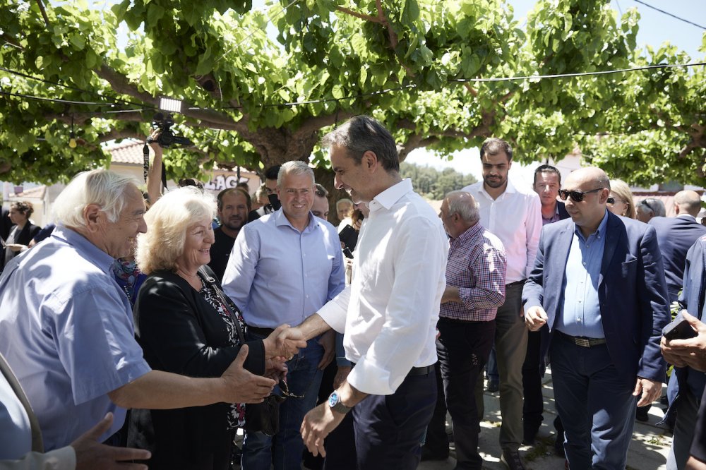 H επίσκεψη του Κ. Μητσοτάκη σε Πλάτανο Αλμυρού - Βελεστίνο - Κανάλια