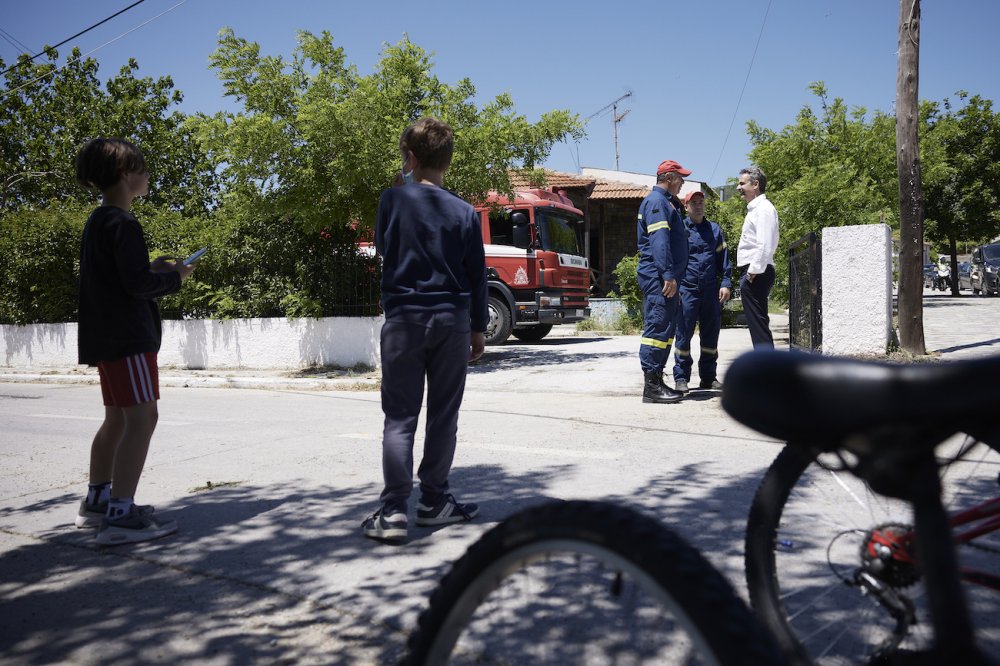 H επίσκεψη του Κ. Μητσοτάκη σε Πλάτανο Αλμυρού - Βελεστίνο - Κανάλια