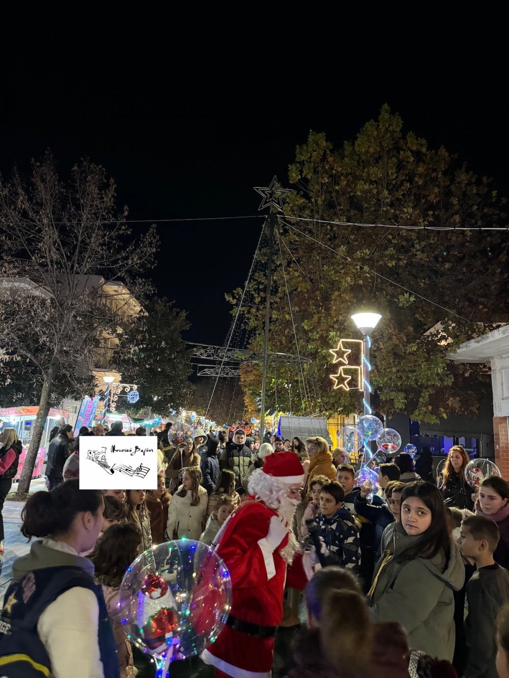 Φωταγώγηση Χριστουγεννιάτικου Δέντρου στο Βελεστίνο