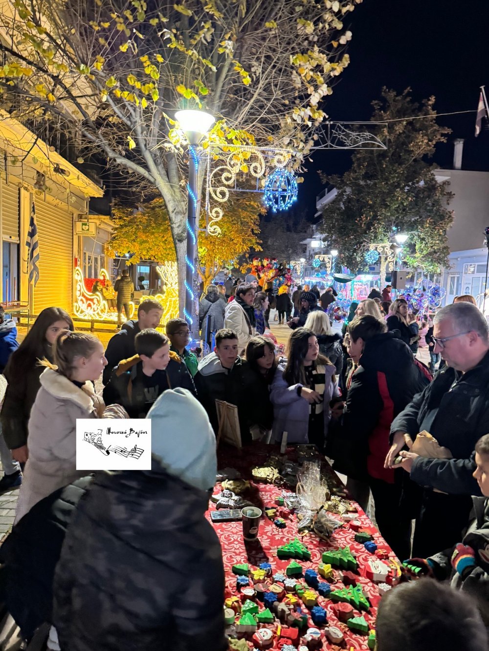 Φωταγώγηση Χριστουγεννιάτικου Δέντρου στο Βελεστίνο